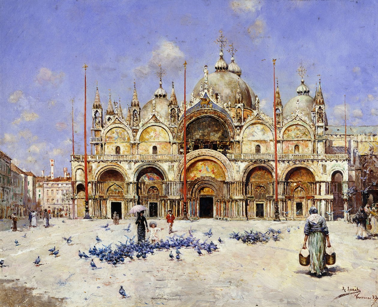 San Marco, Venedig, 1883 af Rafael Senet