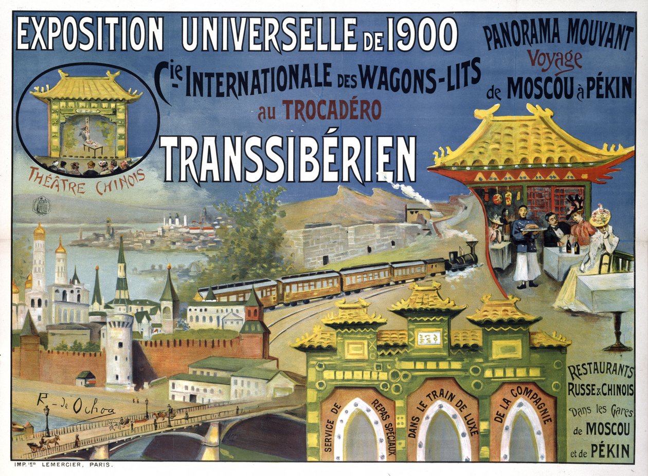 Verdensudstilling 1900. Compagnie Internationale des Wagons-Lits, 1900. af Rafael de Ochoa y Madrazo