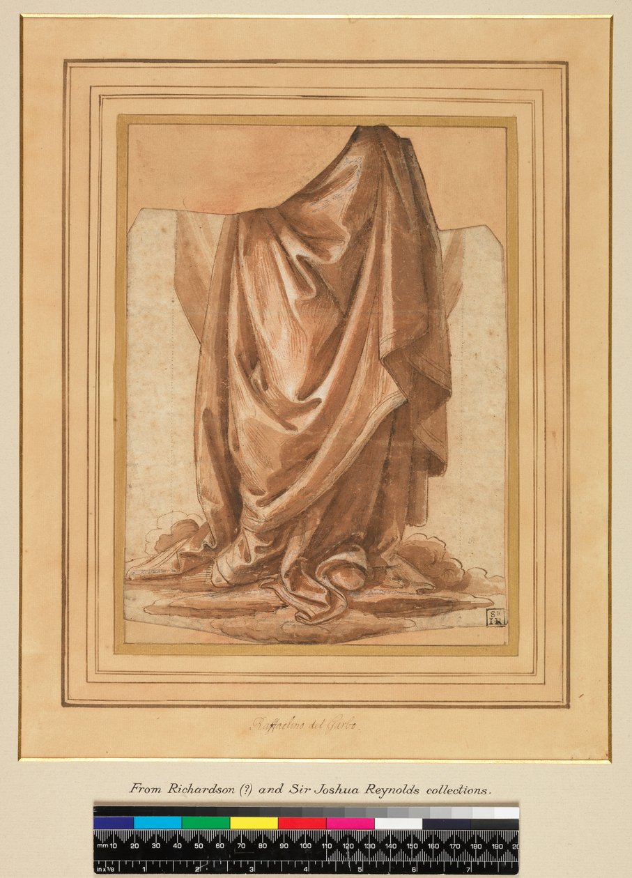 Draperistudie, før 1524 af Raffaellino del Garbo