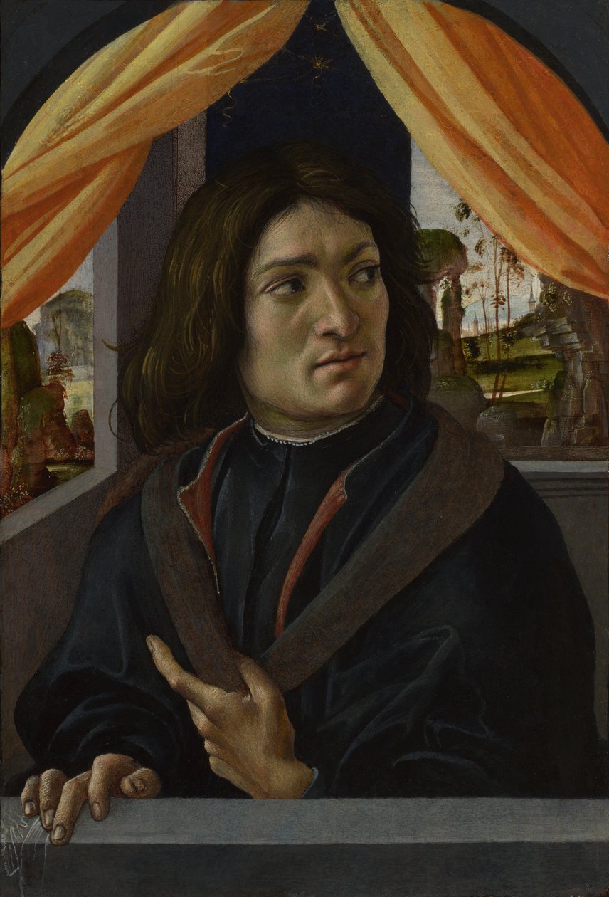 Portræt af en mand, ca. 1500 af Raffaellino del Garbo