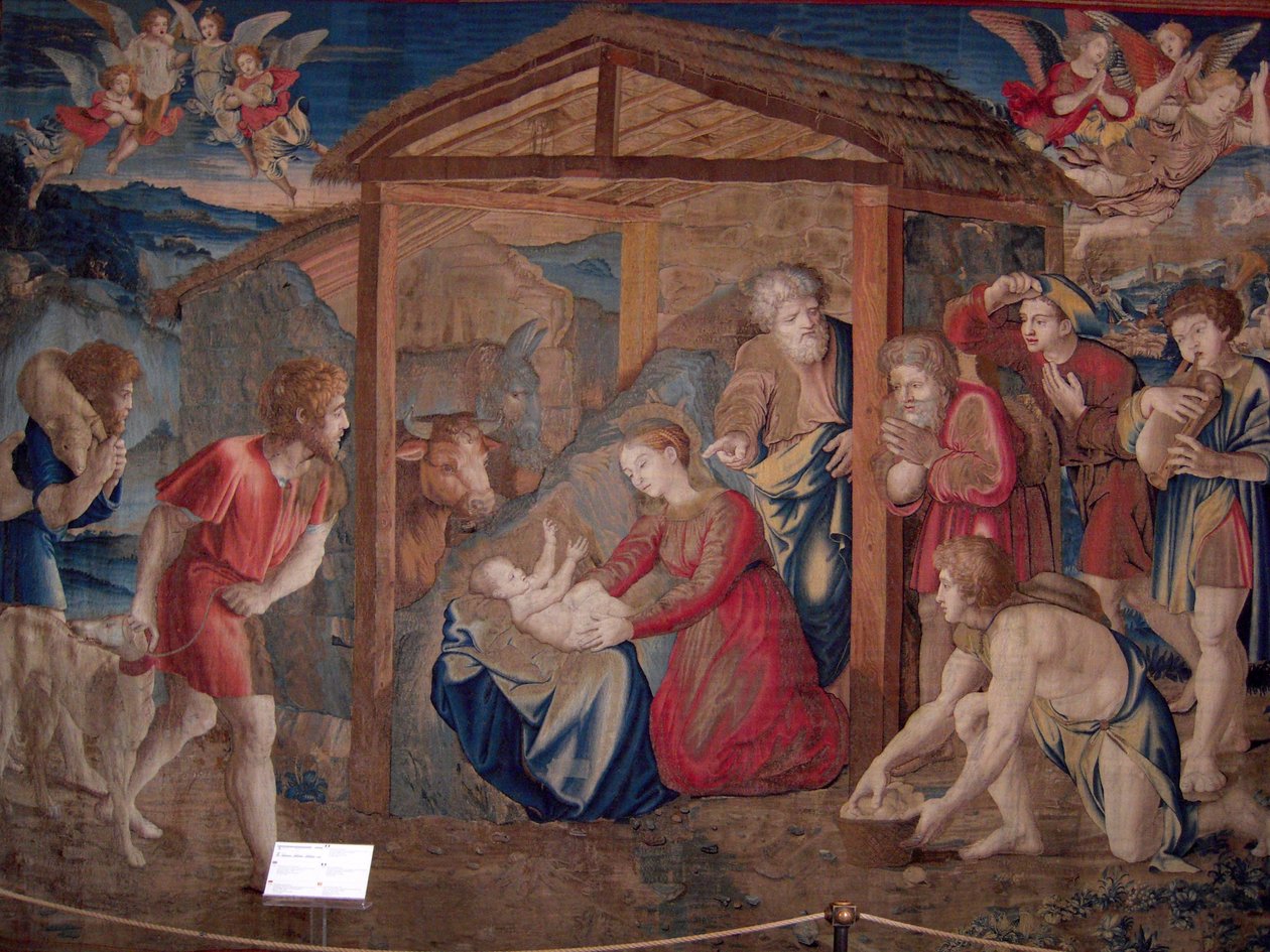 Tilbedelse af hyrderne af Raffaello Sanzio Raphael