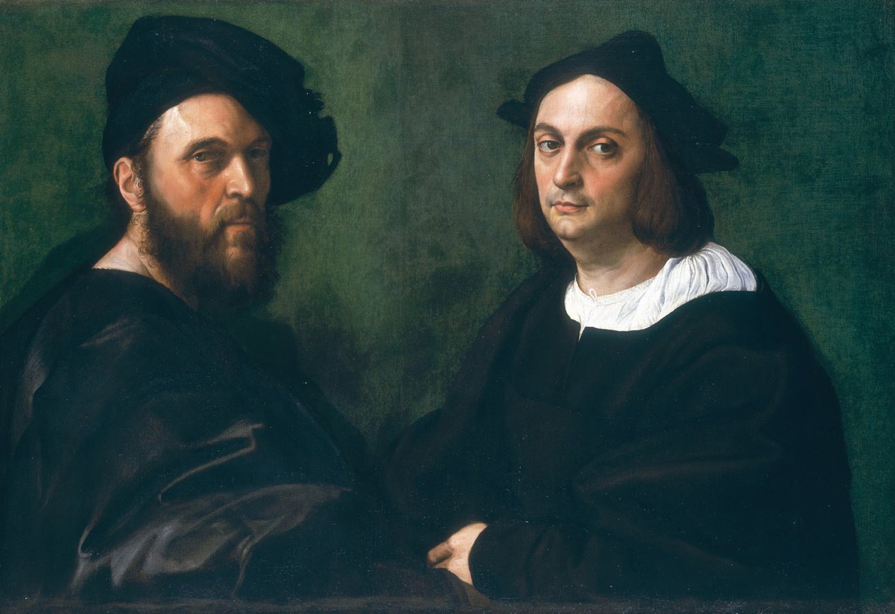 Dobbelt portræt af Raffaello Sanzio Raphael