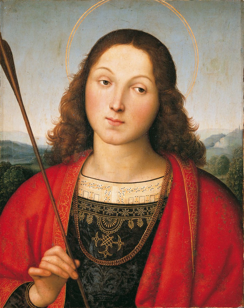 hl. Sebastian af Raffaello Sanzio Raphael