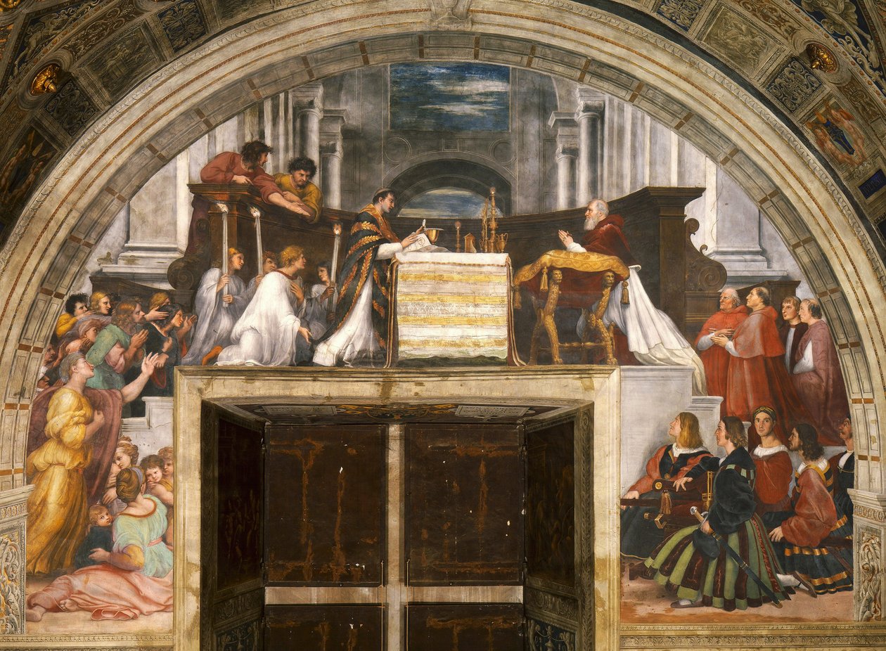 Messe af Bolsena af Raffaello Sanzio Raphael