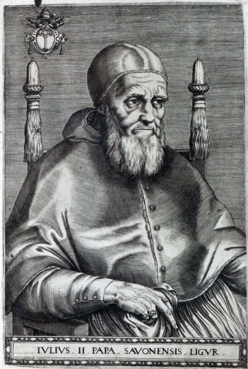Pave Julius II af Raffaello Sanzio Raphael