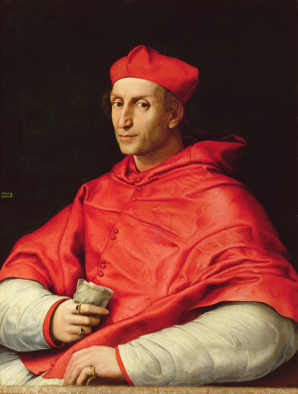 Portræt af kardinal Dovizzi de Bibbiena (1470-1520) af Raffaello Sanzio Raphael