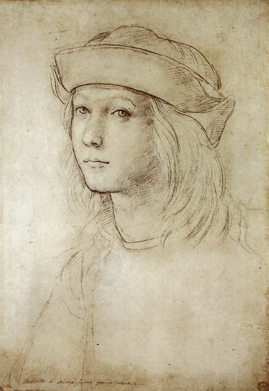 Selvportræt af Raffaello Sanzio Raphael