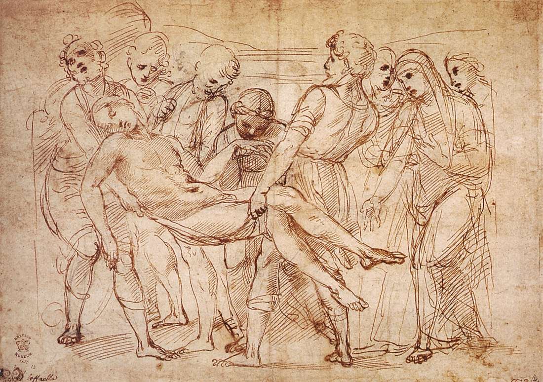 Undersøgelse for begravelsen af Raffaello Sanzio Raphael