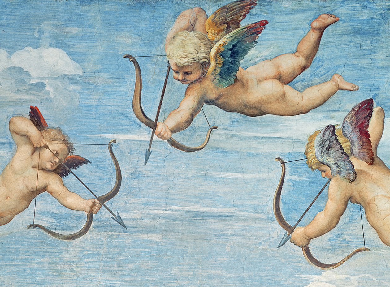 The Triumph of Galatea, 1512-14 (detalje af 56473) af Raffaello Sanzio Raphael