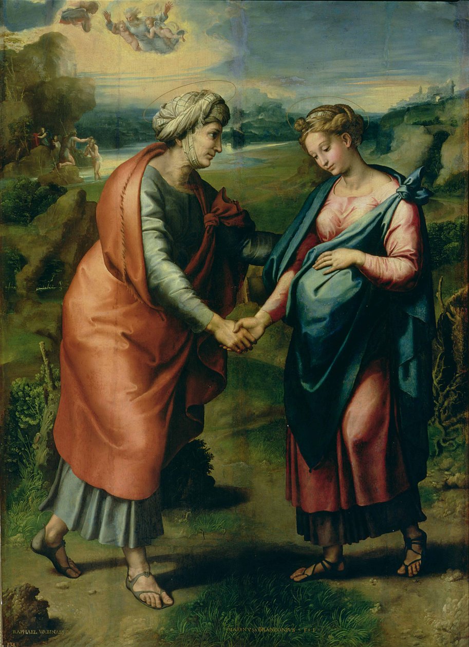 Besøget af Raffaello Sanzio Raphael