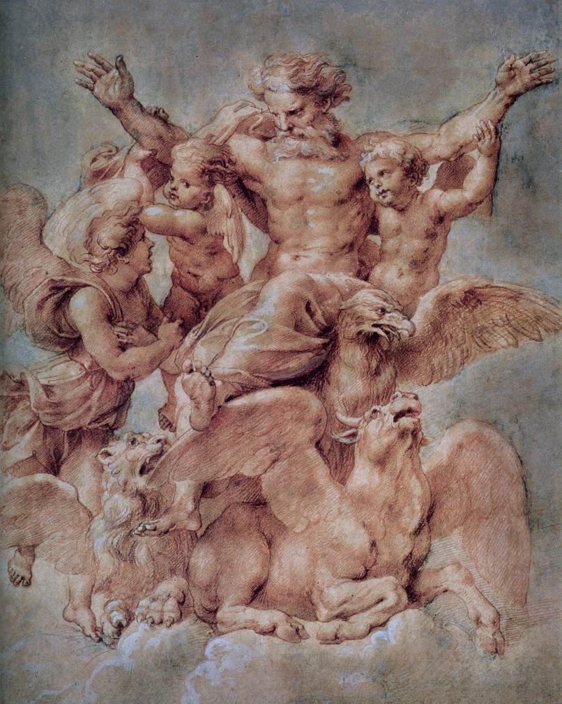 Ezekiels vision af Raffaello Sanzio Raphael