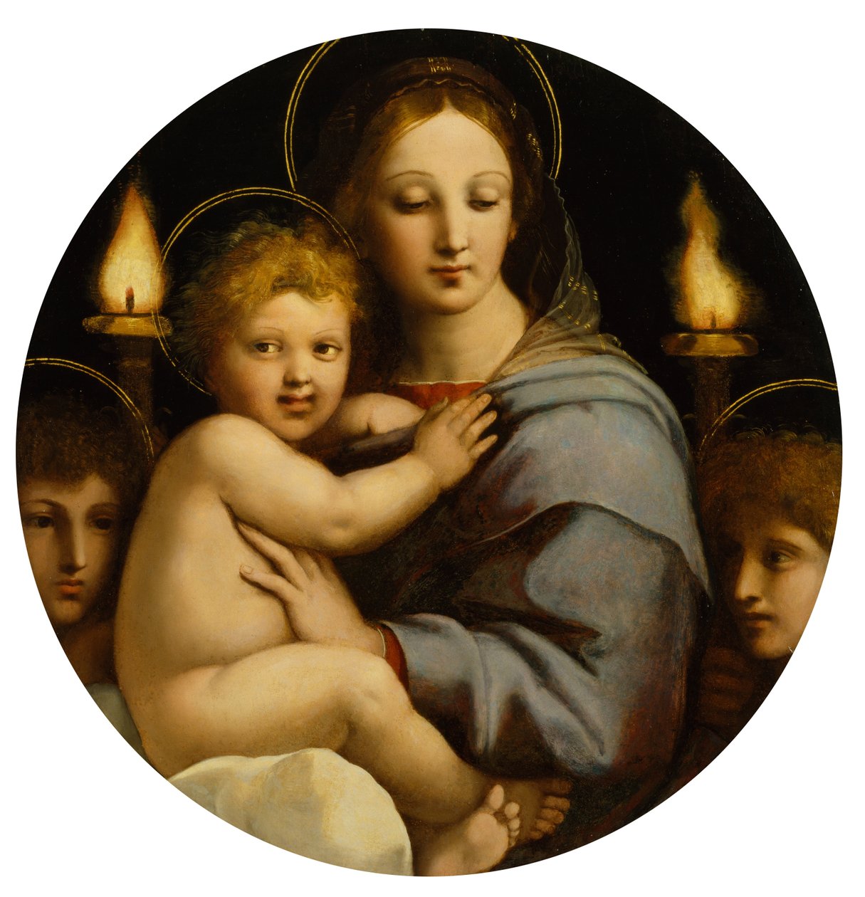 Madonna af lysekronen af Raffaello Sanzio Raphael