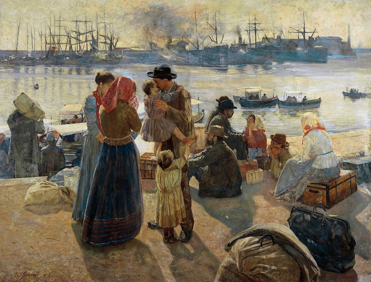 Emigranter af Raffaello Gambogi