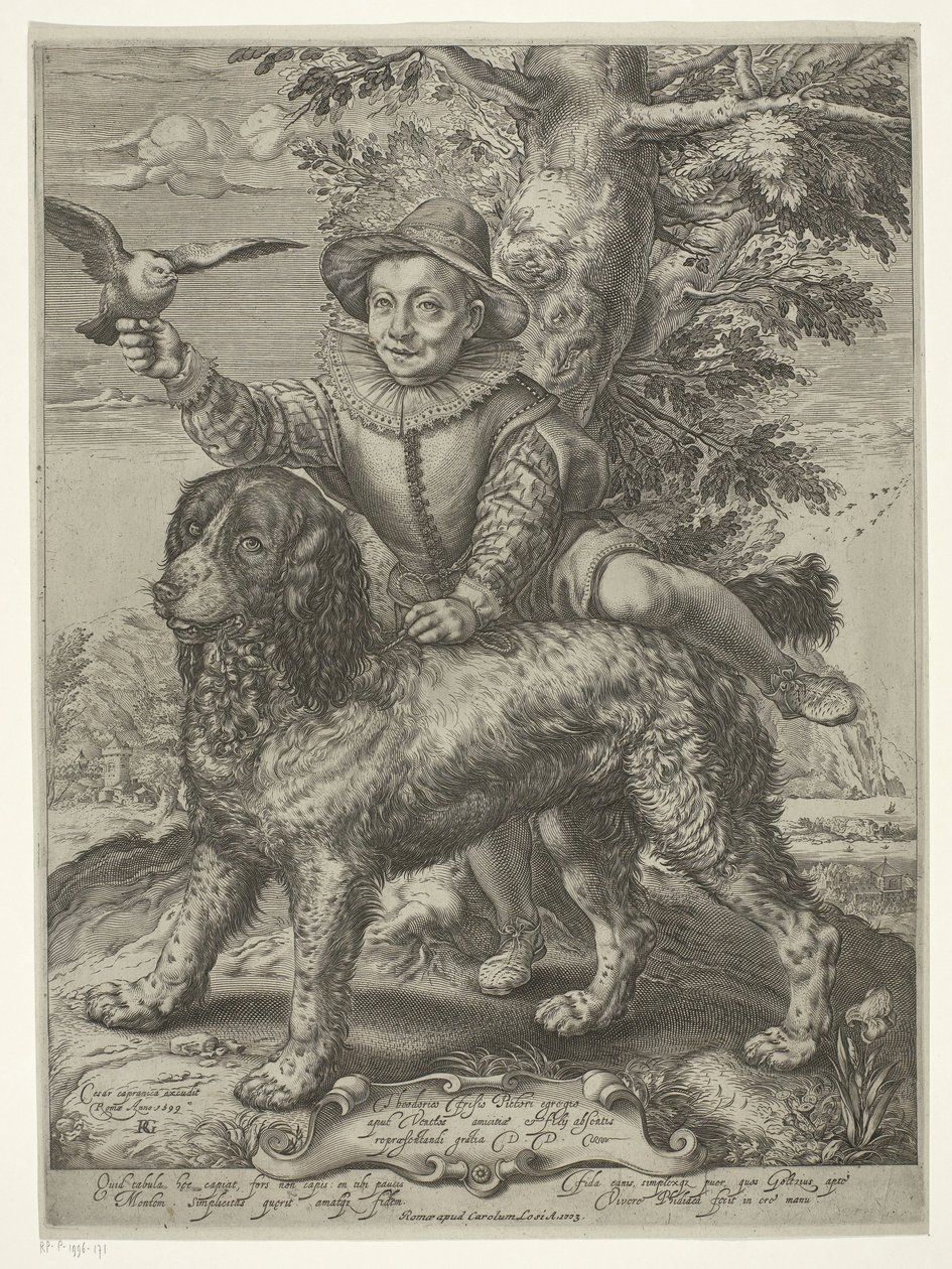 Portræt af Frederik de Vries af Raffaello Guidi
