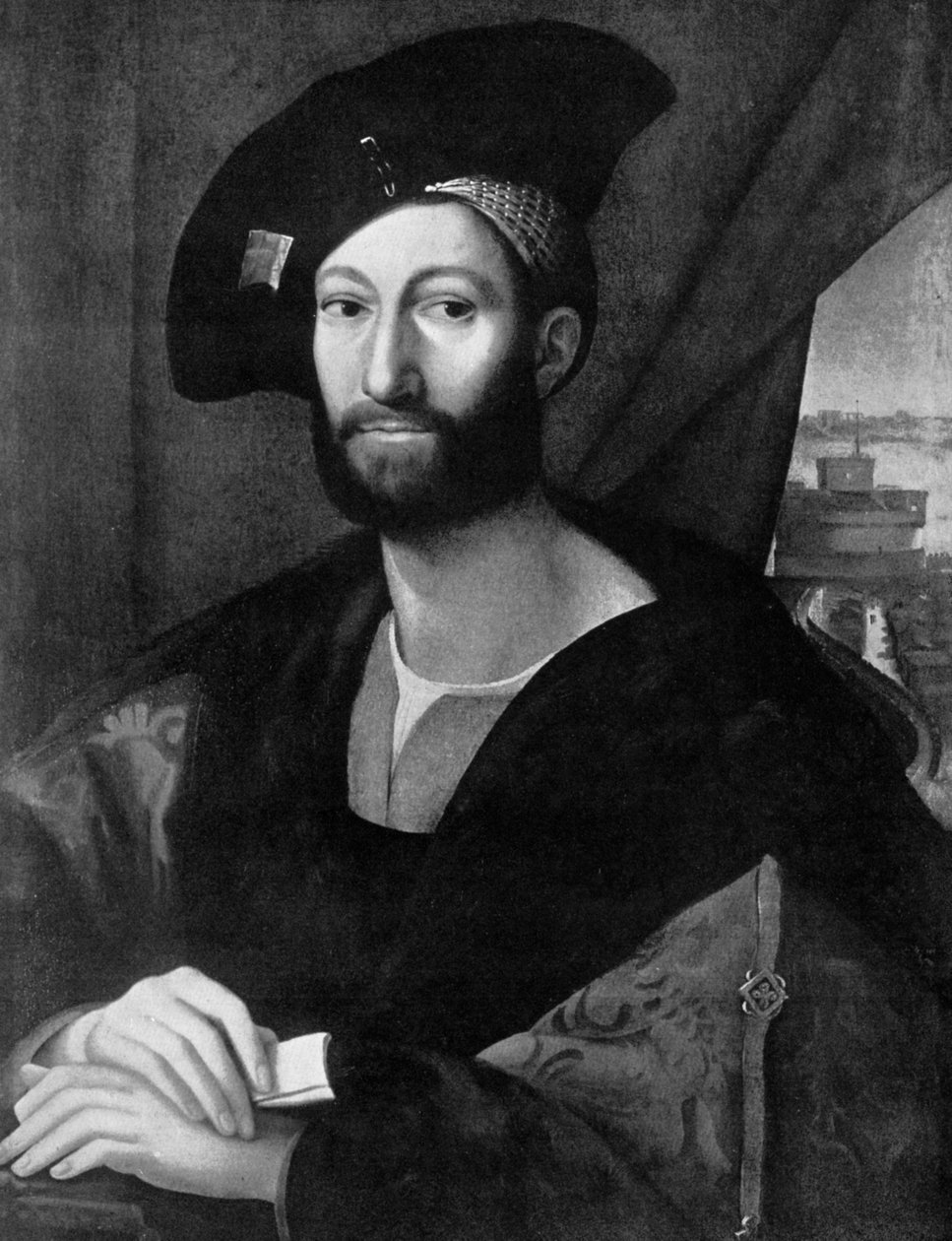 Giuliano de Medici, begyndelsen af det 16. århundrede, 1929. af Raffaello Sanzio Raphael