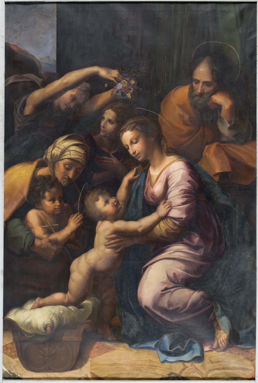 Hellige Familie af Frans I af Raffaello Sanzio Raphael