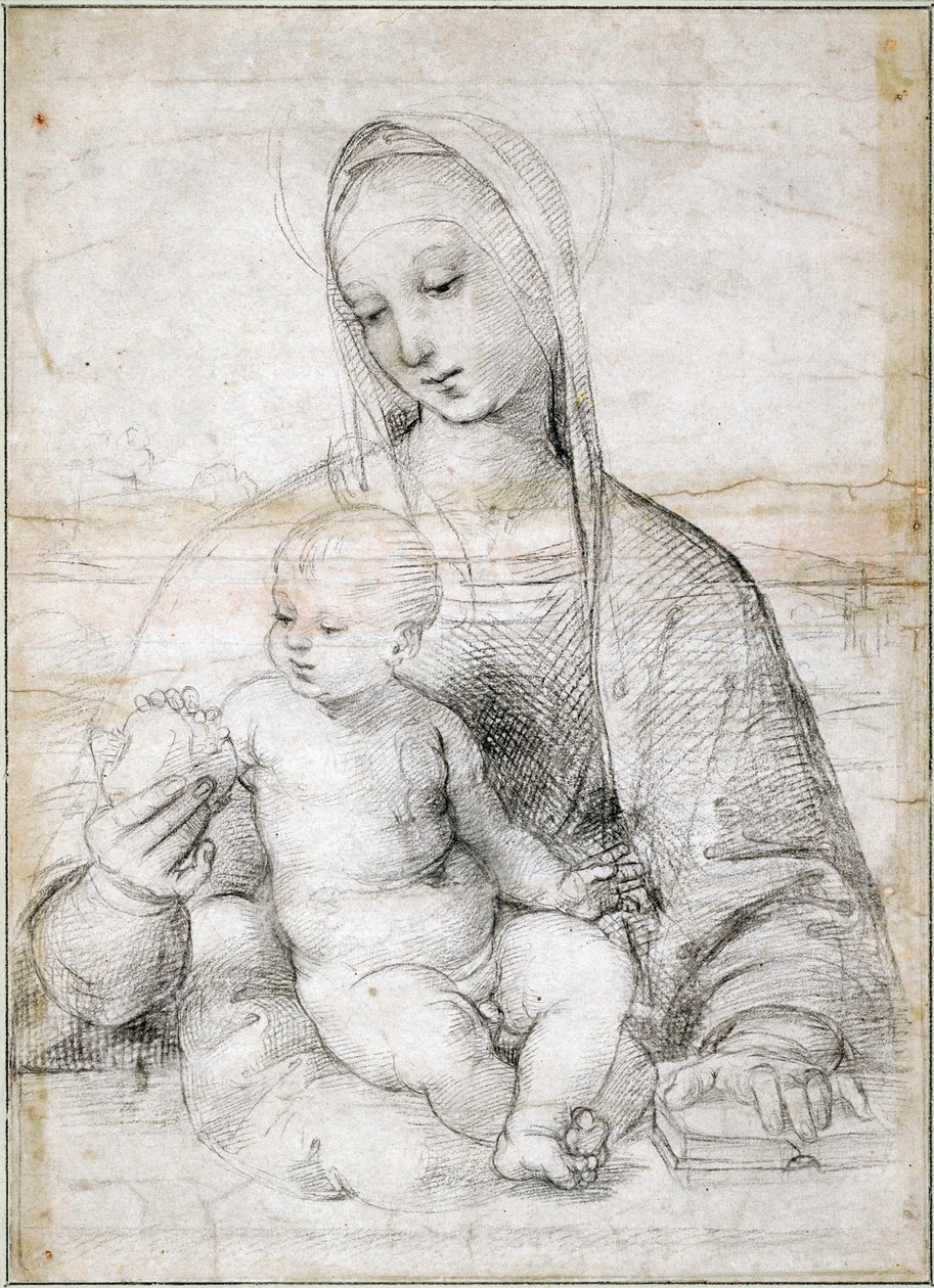 Madonna med granatæblet, ca. 1504 af Raffaello Sanzio Raphael