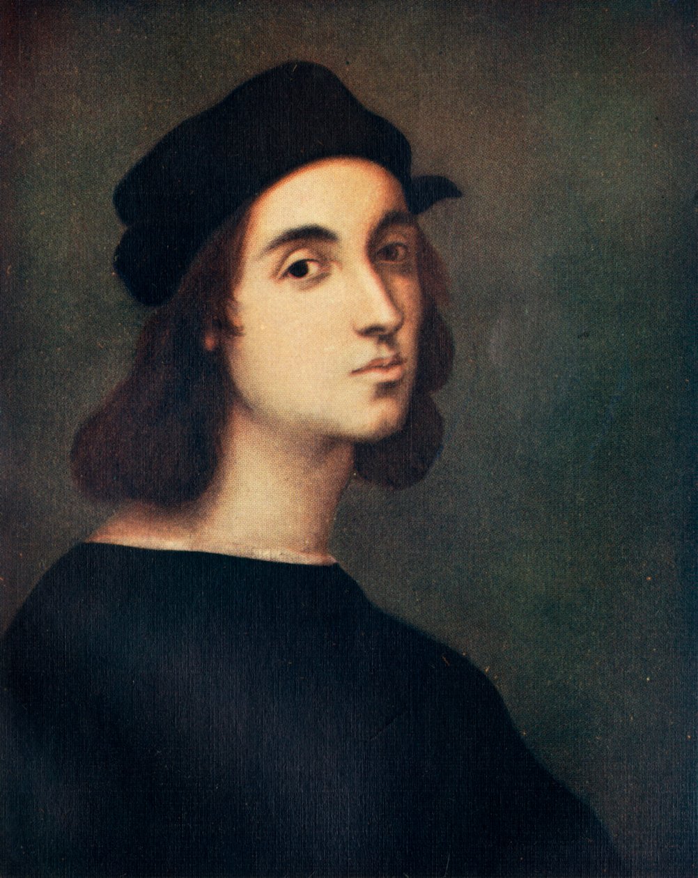 Portræt af Raphael, c1505, c1912 af Raffaello Sanzio Raphael