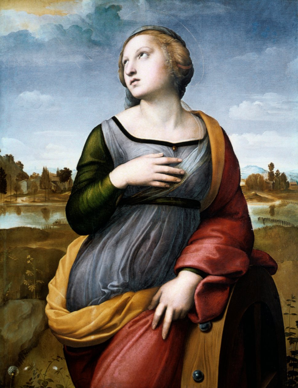 Den hellige Katarina af Alexandria, c1507 af Raffaello Sanzio Raphael