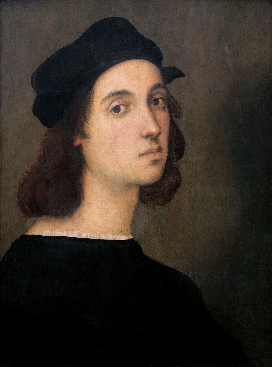 Selvportræt, 1505-1506 af Raffaello Sanzio Raphael