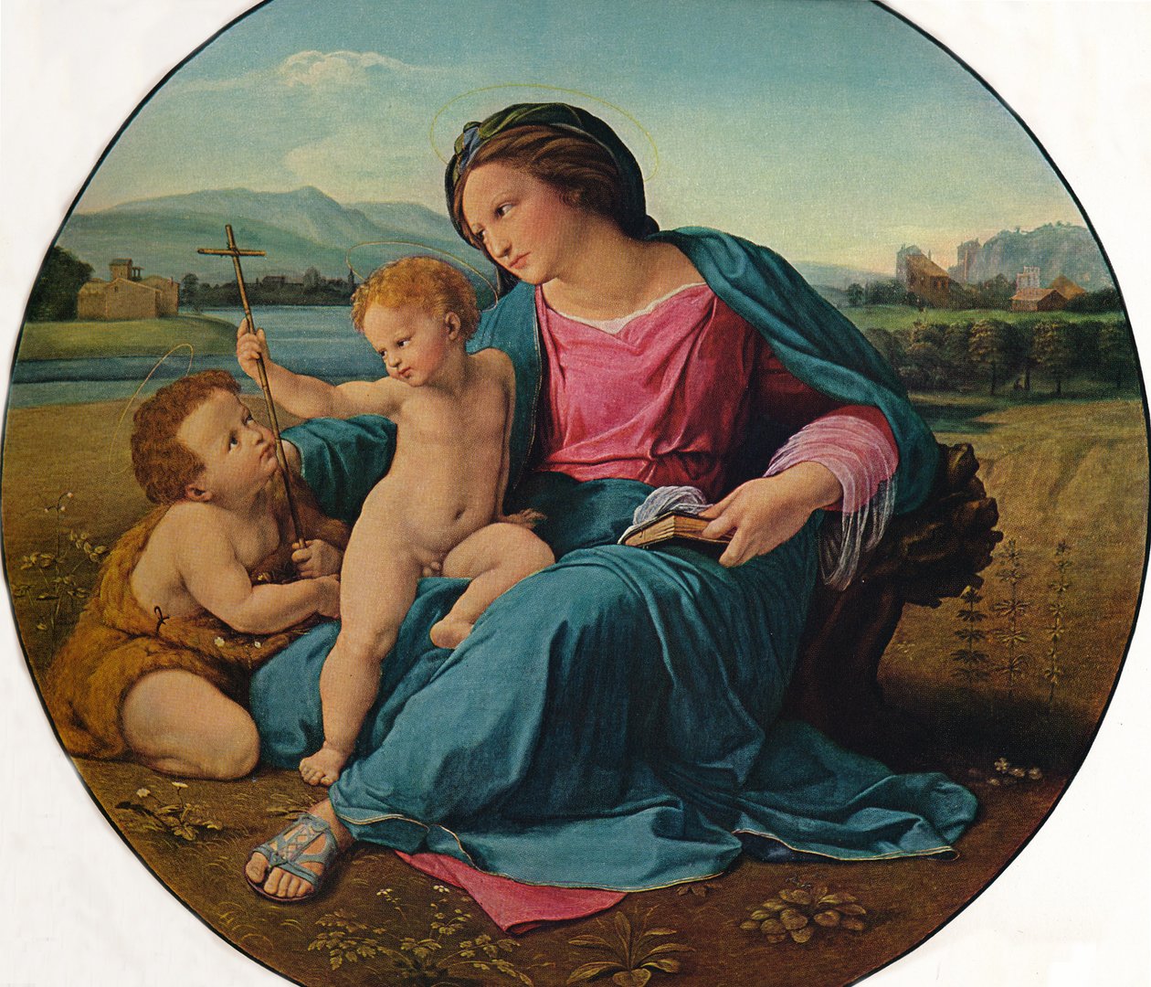 Alba Madonna, 1510 af Raffaello Sanzio Raphael