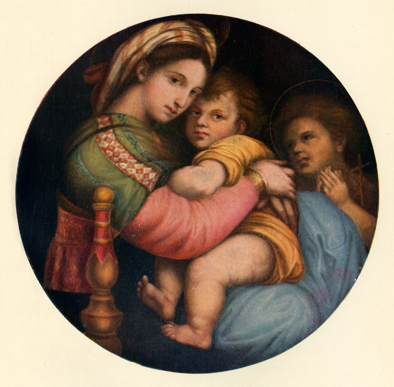 Madonna Della Sedia, c1514, c1912 af Raffaello Sanzio Raphael