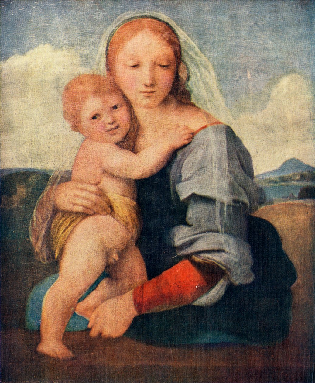 Tårnets Madonna, 1509-1511, c1912 af Raffaello Sanzio Raphael