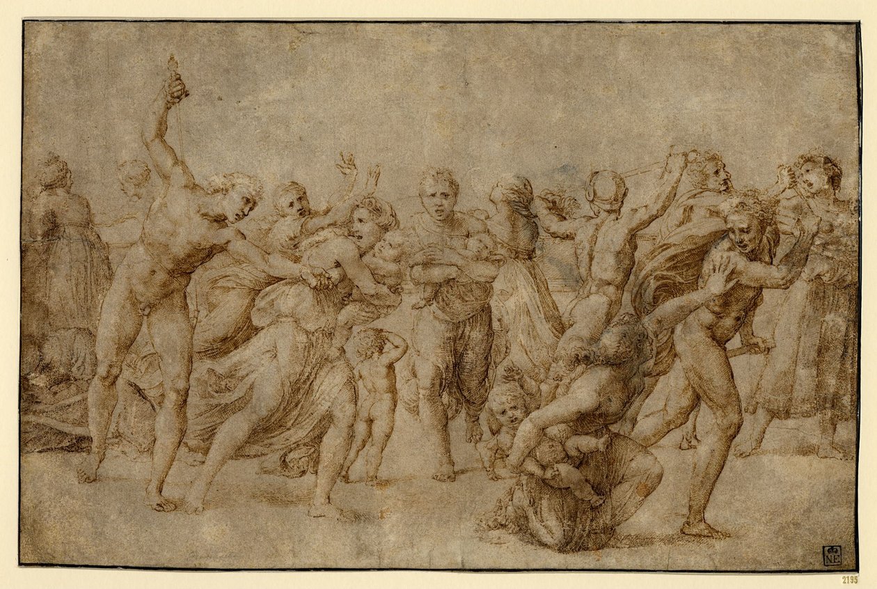 Massakren på de uskyldige, ca. 1512 af Raffaello Sanzio Raphael
