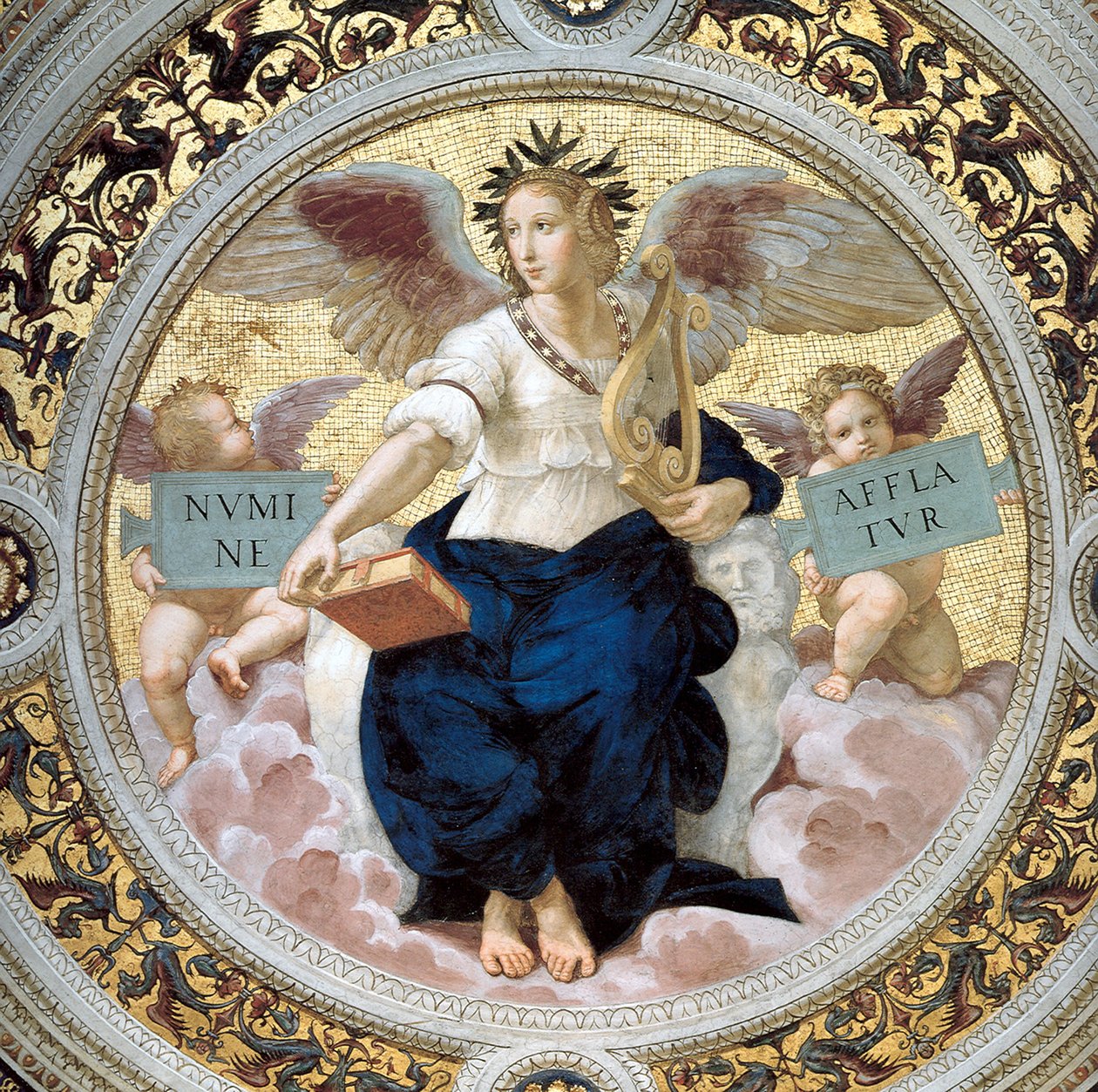 Poesien. Segnaturas værelse, 1508 af Raffaello Sanzio Raphael