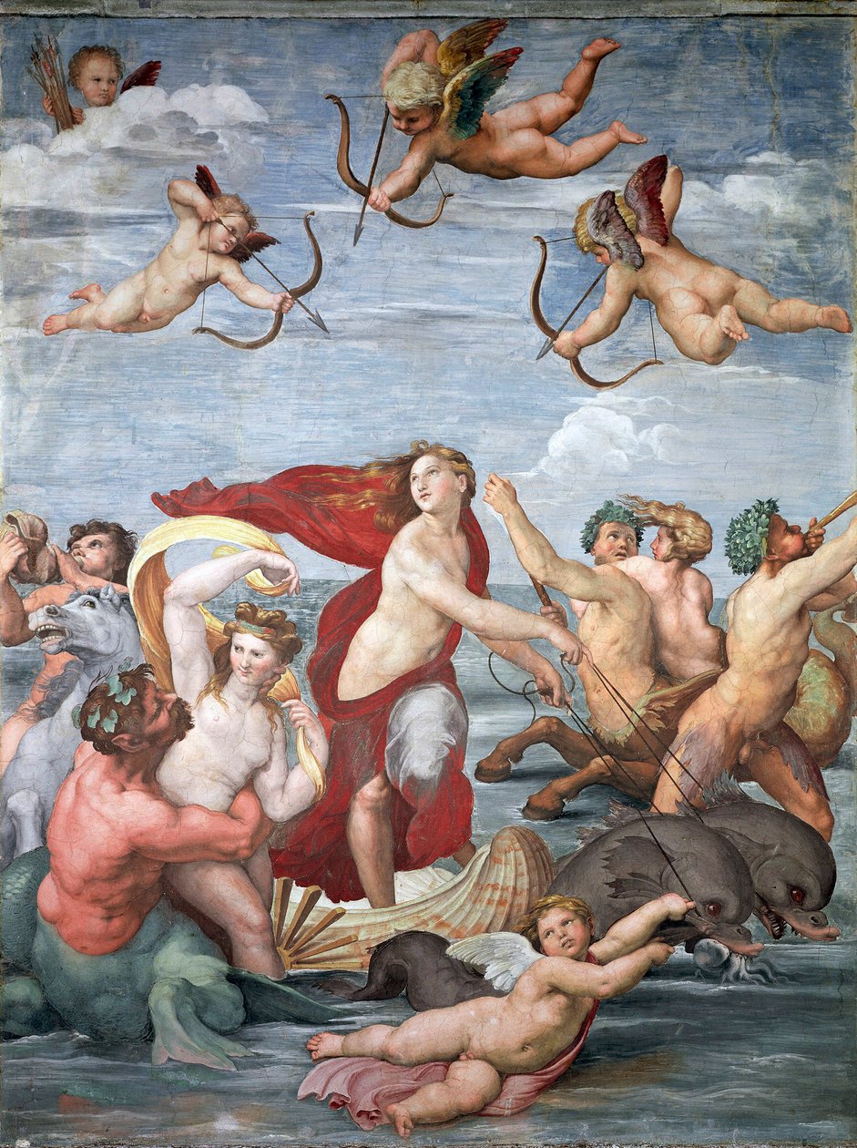 Triumf af Galatea, ca. 1512 af Raffaello Sanzio Raphael