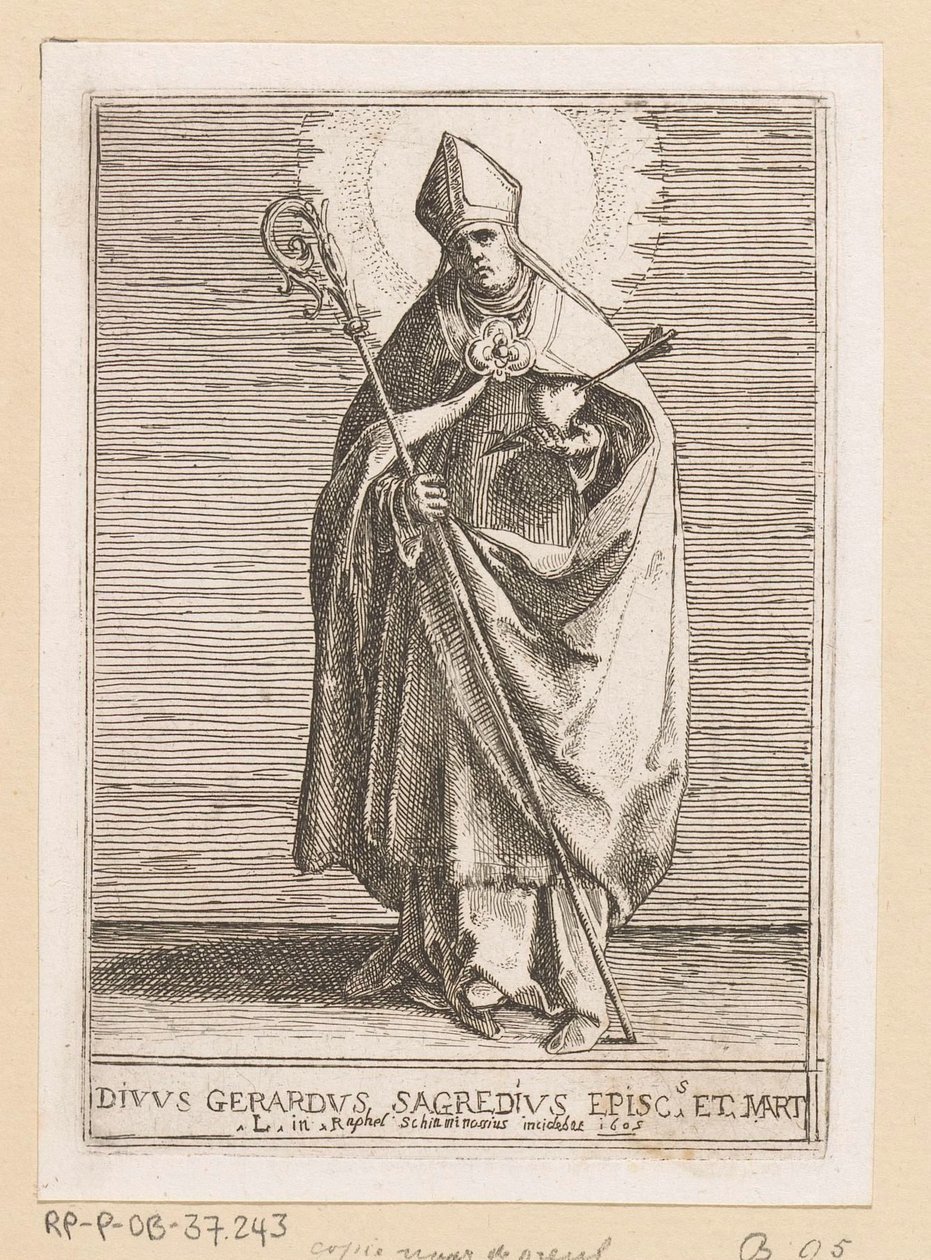 Sankt Gerard Sagredo af Raffaello Schiaminossi