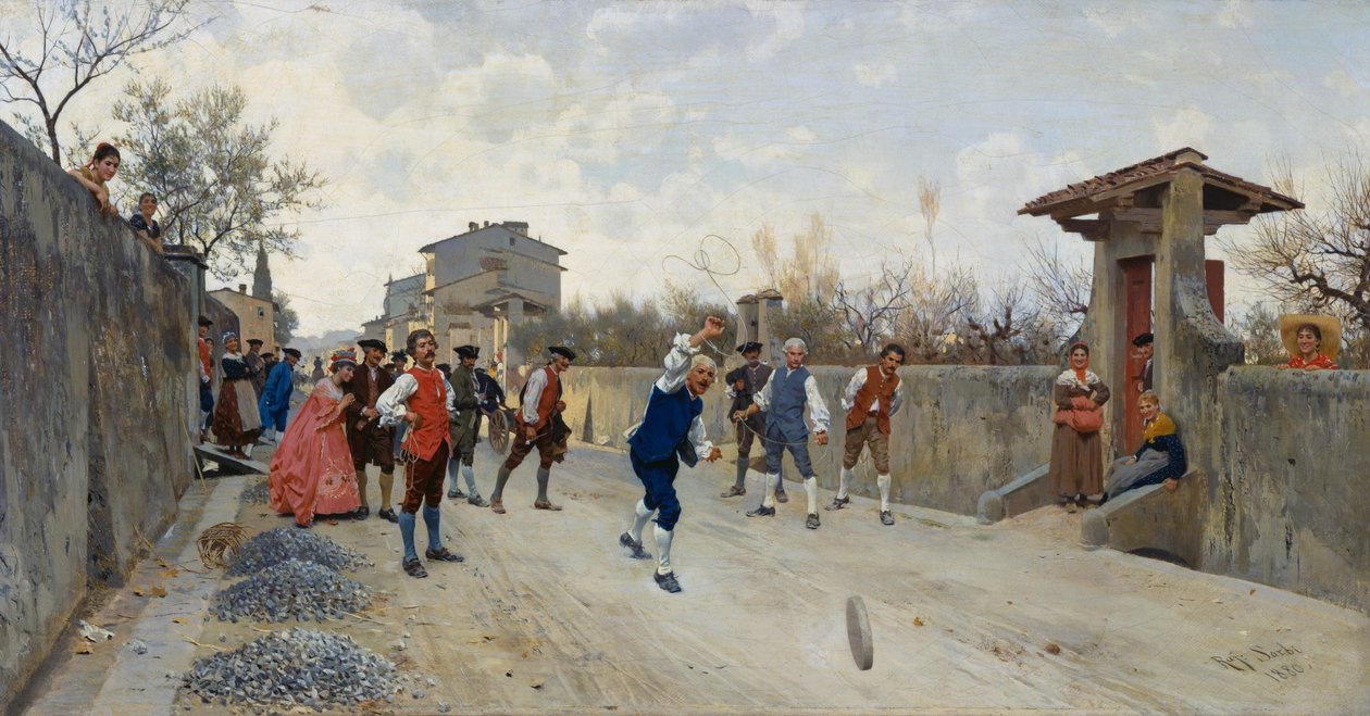 Ruzzola peli af Raffaello Sorbi