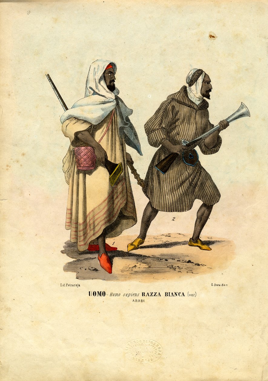 Arabiske mennesker, 1863-79 af Raimundo Petraroja