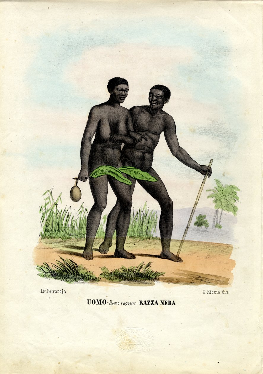 Sorte mennesker, 1863-79 af Raimundo Petraroja
