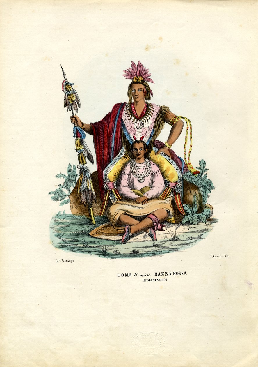 indianere, 1863-79 af Raimundo Petraroja