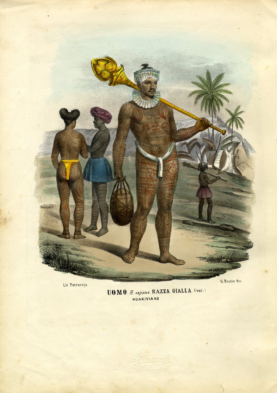 Nukahiwa-folket, 1863-79 af Raimundo Petraroja