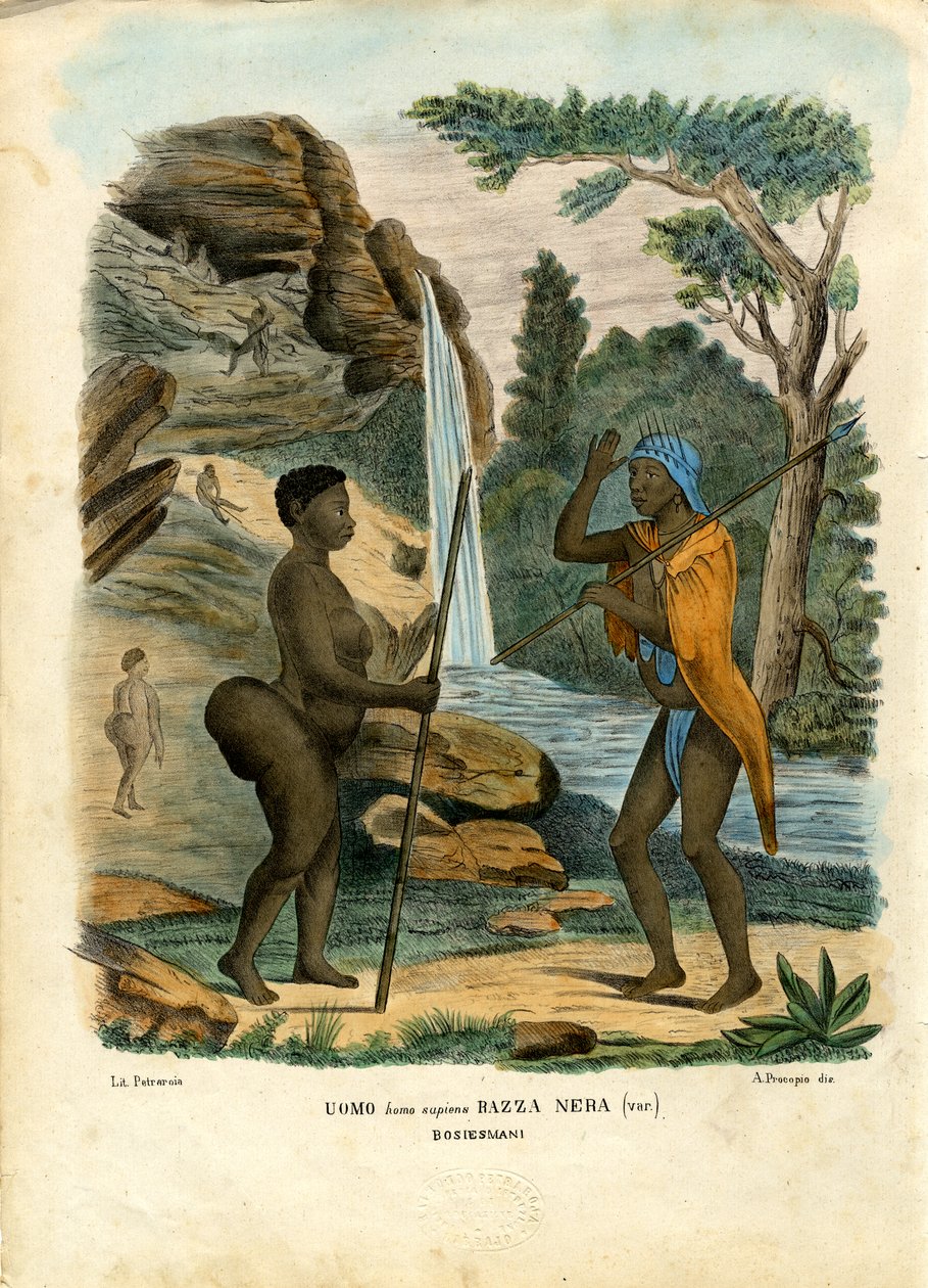 Hottentotter, 1863-79 af Raimundo Petraroja