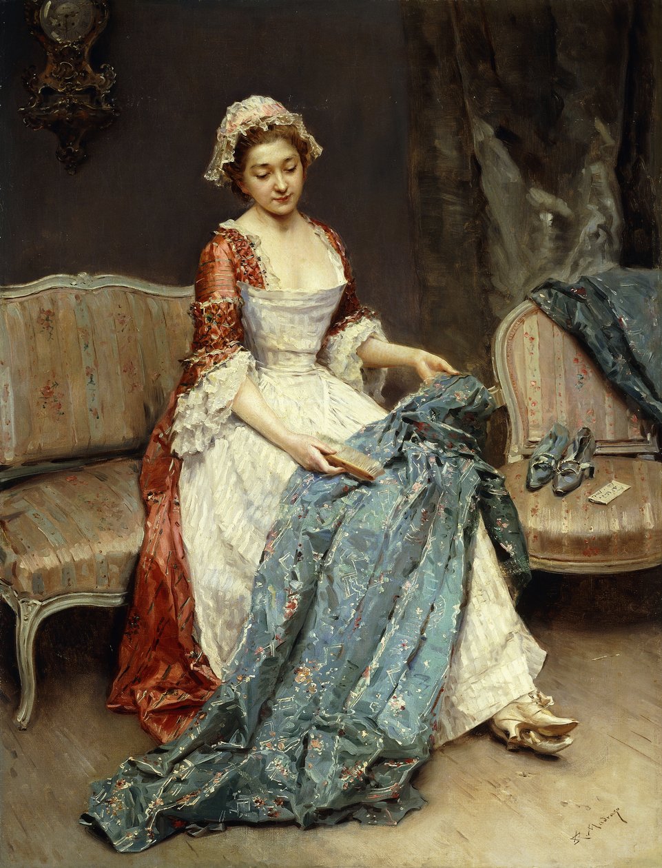 Efter bolden, af Raimundo de Madrazo y Garreta