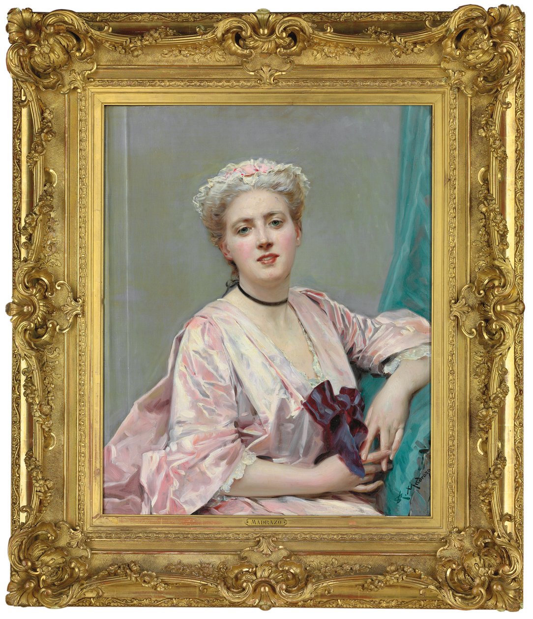 Skønhed i lyserød, af Raimundo de Madrazo y Garreta