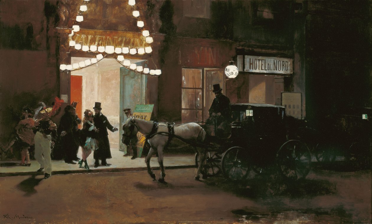 Forlader maskebolden af Raimundo de Madrazo y Garreta