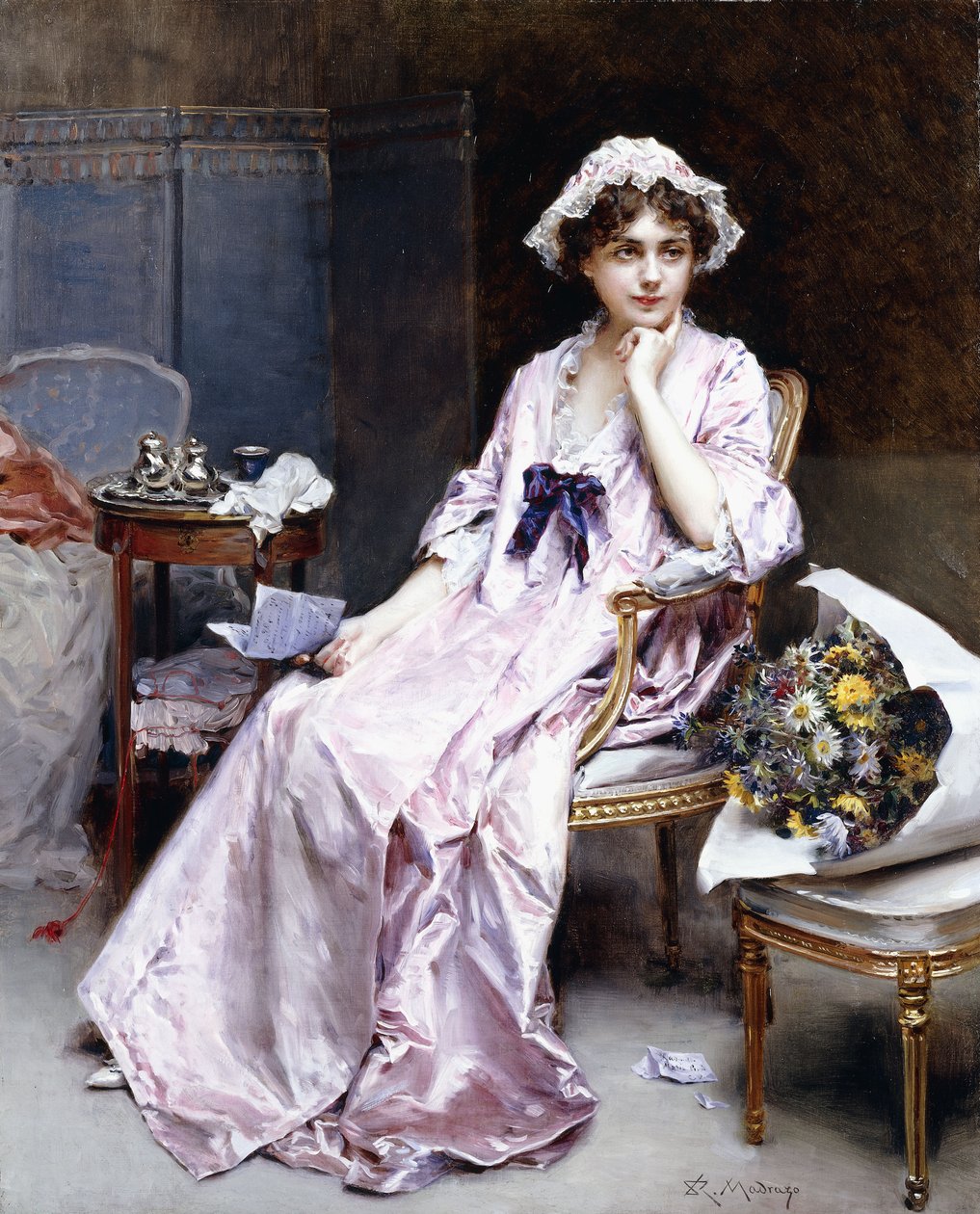 Den modvillige elskerinde af Raimundo de Madrazo y Garreta