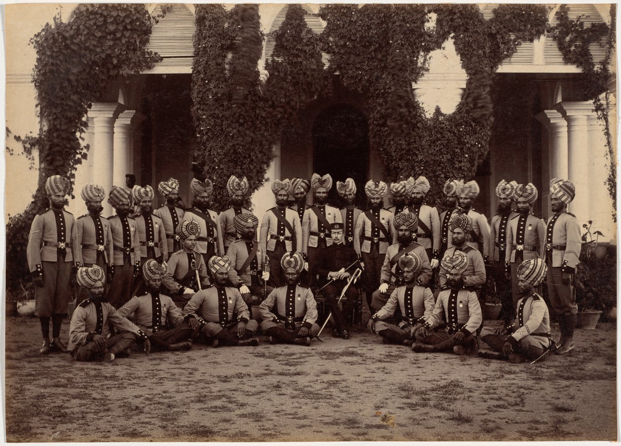 Afdeling af Bhopal-bataljonen i Indore af Raja Deen Dayal