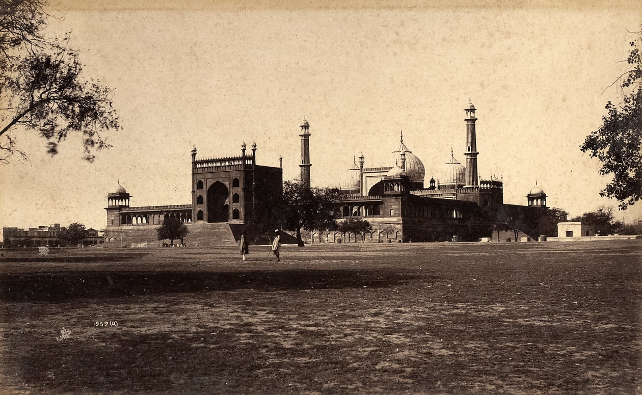 Jama Masjid Musaqi, Delhi, 1886 af Raja Deen Dayal