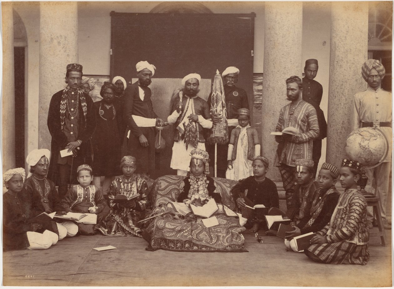 Maharajaen af Rewa og hans klassekammerater af Raja Deen Dayal