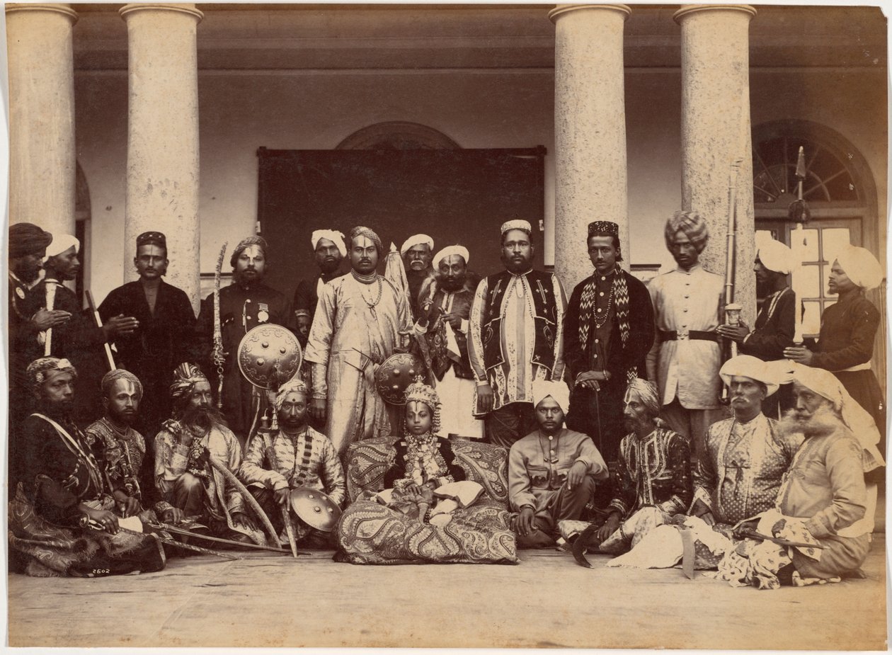 Maharajaen af Rewa og sardars af Raja Deen Dayal