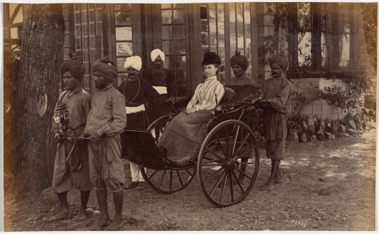 Frøken Lyall, Shimla af Raja Deen Dayal