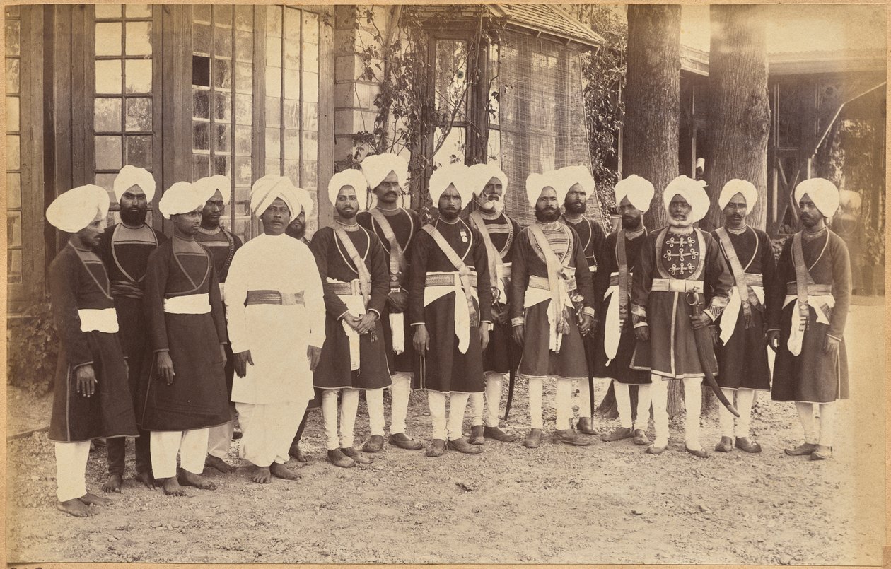 Tjenere hos Hans Højvelbårenhed, guvernøren af Punjab af Raja Deen Dayal