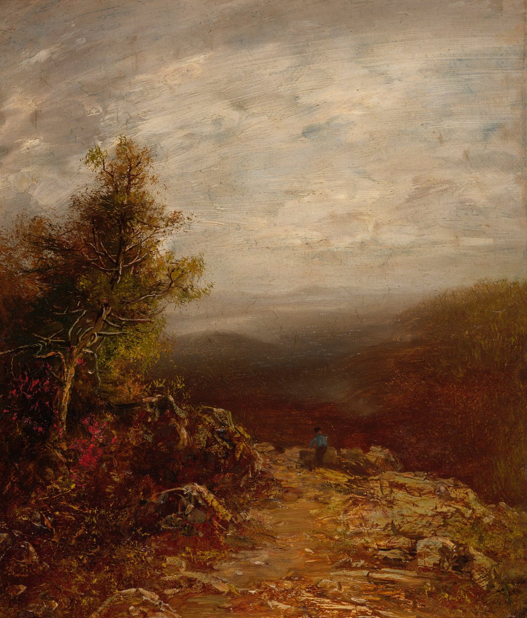 Over skyerne af Ralph Albert Blakelock