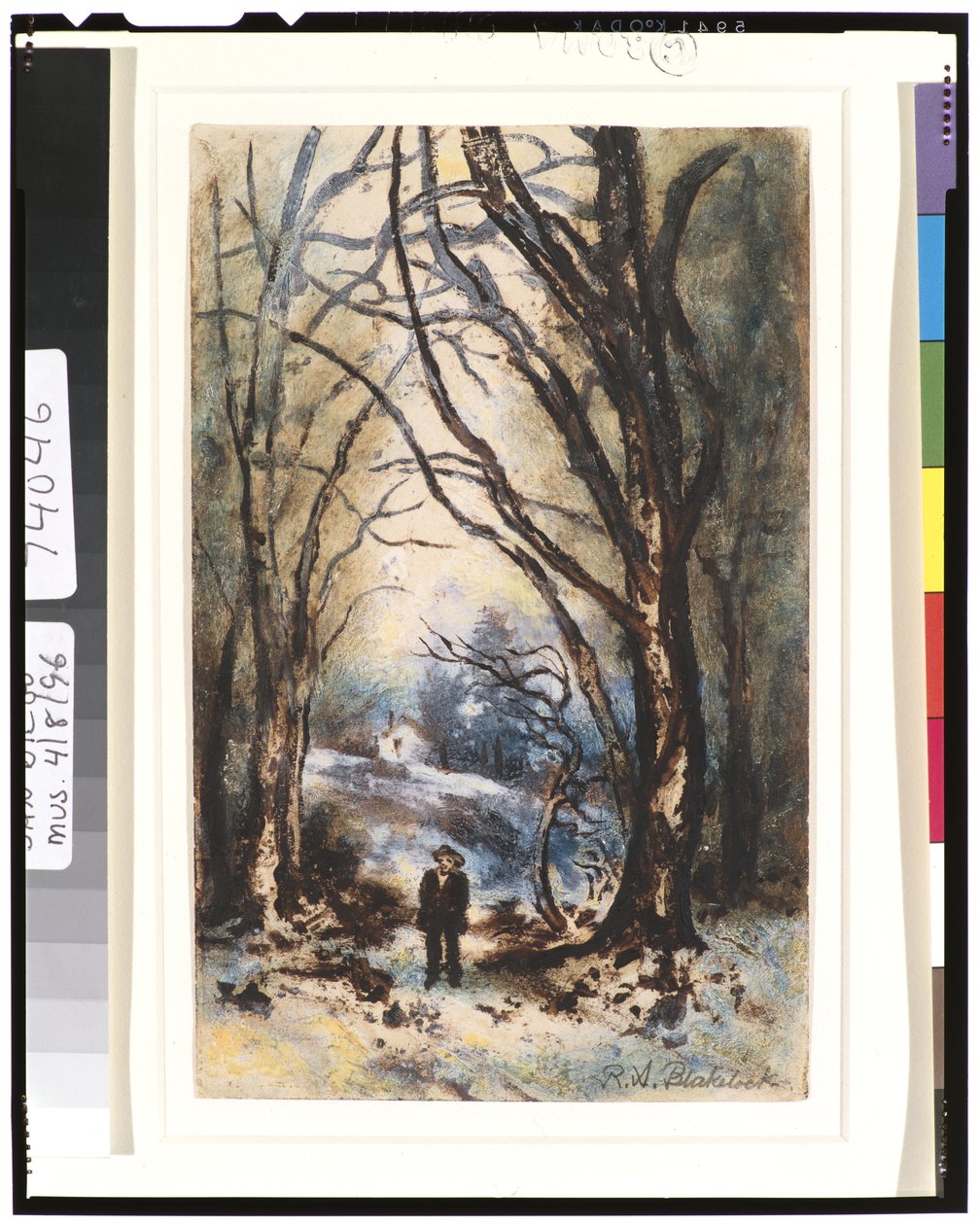 Landskab, 1901-15 af Ralph Albert Blakelock