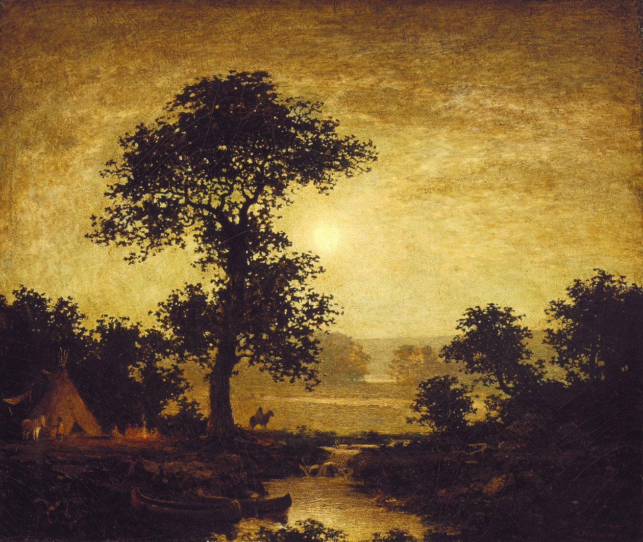 Måneskin af Ralph Albert Blakelock